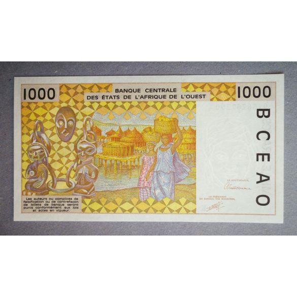 Nyugat-afrikai Államok Szenegál 1000 Francs 1991 Unc
