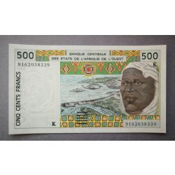 West African States Senegal 500 Francs 1991 Unc