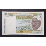 Nyugat-afrikai Államok Togo 500 Francs 1991 Unc