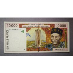 Nyugat-afrikai Államok Togo 10000 Francs 1994 Unc-