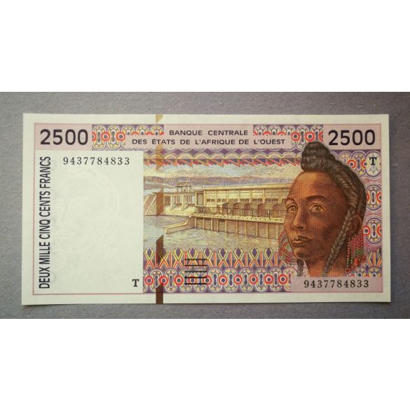 West African States Togo 2500 Francs 1994 Unc-