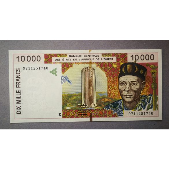 Nyugat-afrikai Államok Szenegál 10000 Francs 1997 Unc