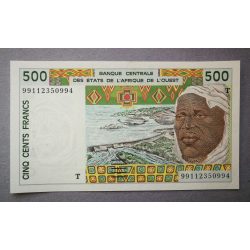 West African States Togo 500 Francs 1999 Unc-