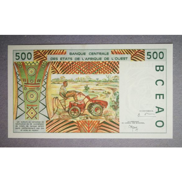 Nyugat-afrikai Államok Togo 500 Francs 1999 Unc-