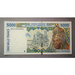 Nyugat-afrikai Államok Szenegál 5000 Francs 2002 Unc