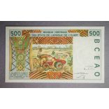 Nyugat-afrikai Államok Benin 500 Francs 2002 Unc