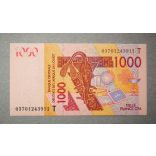 West African States Togo 1000 Francs 2003 Unc
