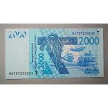 West African States Togo 2000 Francs 2003 Unc
