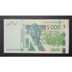 Nyugat-afrikai Államok Szenegál 5000 Francs 2022 Unc 