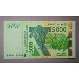 Nyugat-afrikai Államok Benin 5000 Francs 2003 Unc