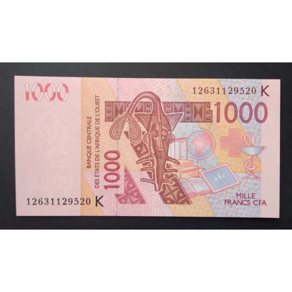 West African States 1000 Francs 2012 Unc