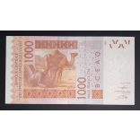 West African States 1000 Francs 2012 Unc