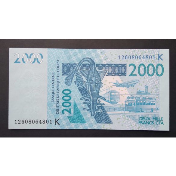 West African States 2000 Francs 2012 Unc