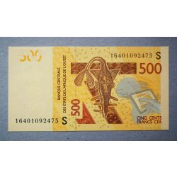 Nyugat-afrikai Államok Bissau-Guinea 500 Francs 2016 Unc