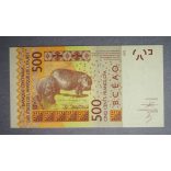 Nyugat-afrikai Államok Szenegál 500 Francs 2012 Unc