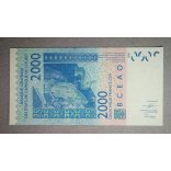 West African States Burkina Faso 2000 Francs 2003 Unc