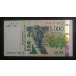 West African States Mali 5000 Francs 2020 Unc
