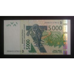 West African States Mali 5000 Francs 2020 Unc