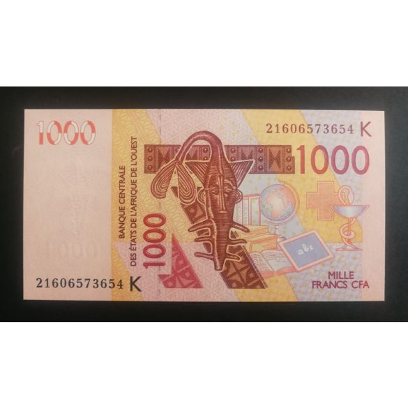 Nyugat-afrikai Államok Szenegál 1000 Francs 2021 Unc 