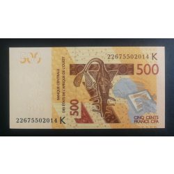 Nyugat-afrikai Államok Szenegál 500 Francs 2022 Unc