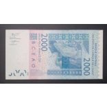 West African States Togo 2000 Francs 2012 Unc