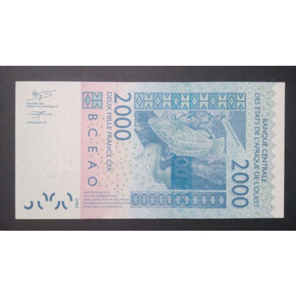 West African States Togo 2000 Francs 2012 Unc