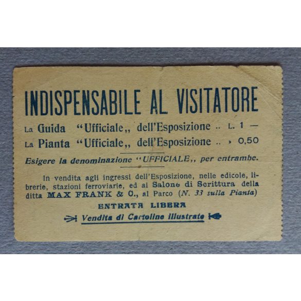 Italy 1906 Milano EXPO 