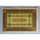 Italy 100 Lire 1918 F+