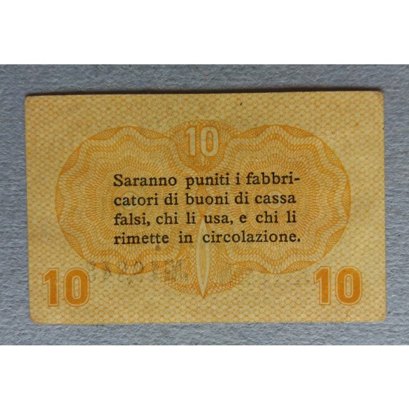 Italy 10 Centesimi 1918 XF+