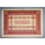 Italy 20 Lire 1918 F+