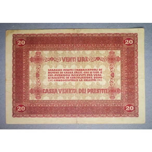 Italy 20 Lire 1918 F+