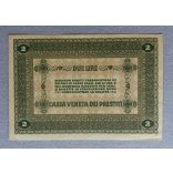 Italy 2 Lire 1918 XF+