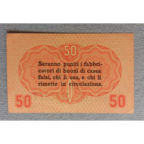 Italy 50 Centesimi 1918 aUNC