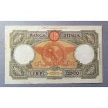 Italy 100 Lire 1934 F+