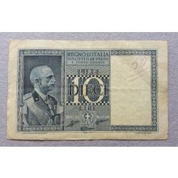 Italy 10 Lire 1938 F+