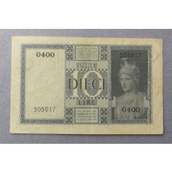 Olaszország 10 Lire 1939 VF