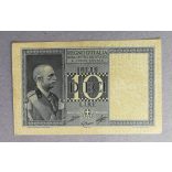 Italy 10 Lire 1939 VF