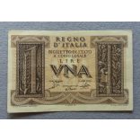 Italy 1 Lire 1939 VF+