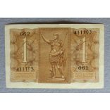 Italy 1 Lire 1939 VF+
