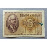 Italy 5 Lire 1940 F+
