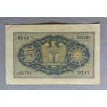 Italy 5 Lire 1940 F+