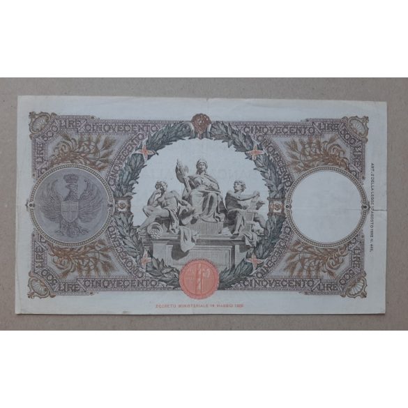 Italy 500 Lire 1926 VF