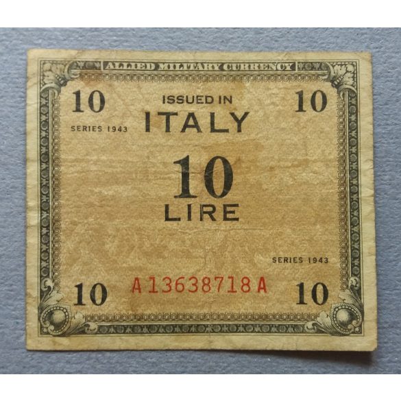 Italy 10 Lire 1943 F-