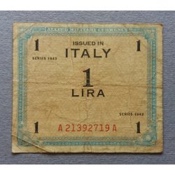 Italy 1 Lire 1943 VG+