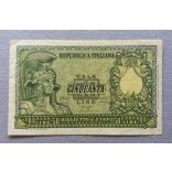 Italy 50 Lire 1951 VF