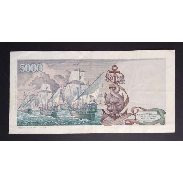 Italy 5000 Lire 1971 F