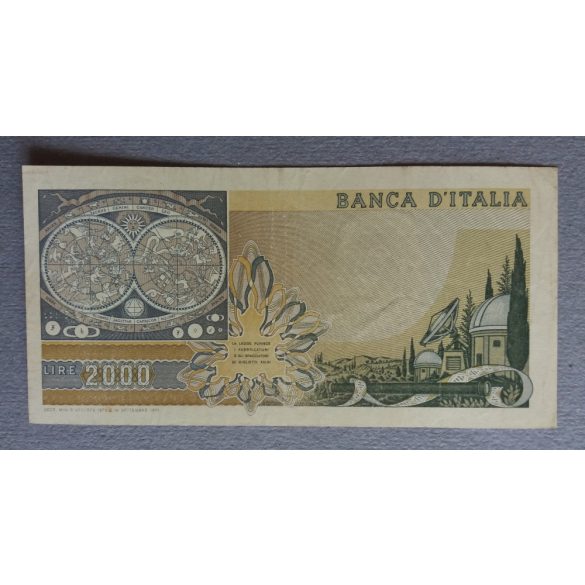 Italy 2000 Lire 1973 VF