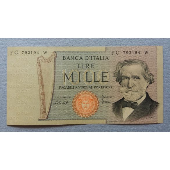 Italy 1000 Lire 1977 VF