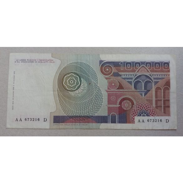 Italy 100000 Lire 1978 VF