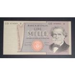 Italy 1000 Lire 1980 XF+